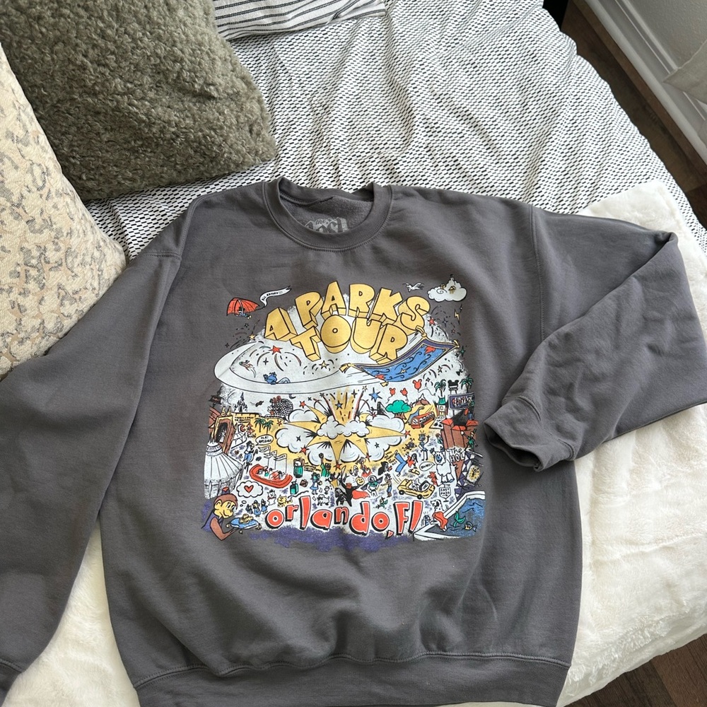 Gray Disney Inspired Sweatshirt